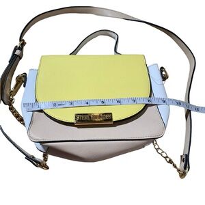Steve Madden yellow crossbody shoulder purse